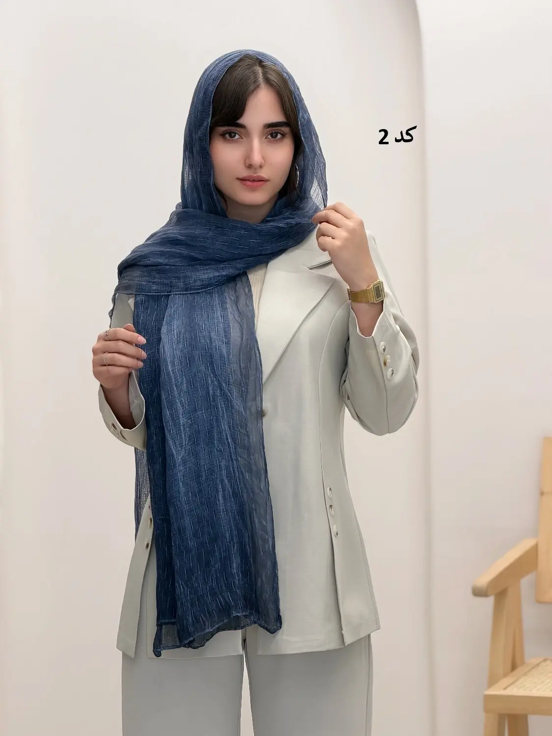 4494-شال ابریشم بیتا